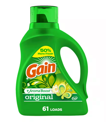 Gain + Aroma Boost Original Scent 88 OZ 61 Loads