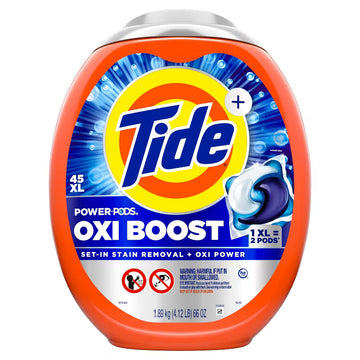 Tide + Power Pods Oxi Boost 45 XL Pacs