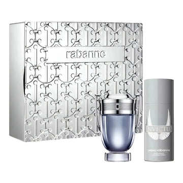 Paco Rabanne Invictus 2pc Gift Set For Men EDT